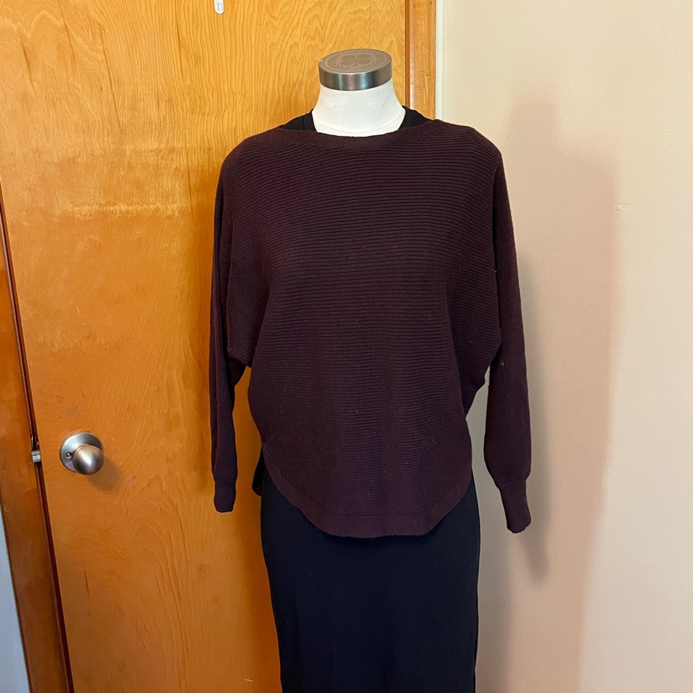 All Saints maroon sweater